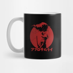 afro samurai dark red Mug